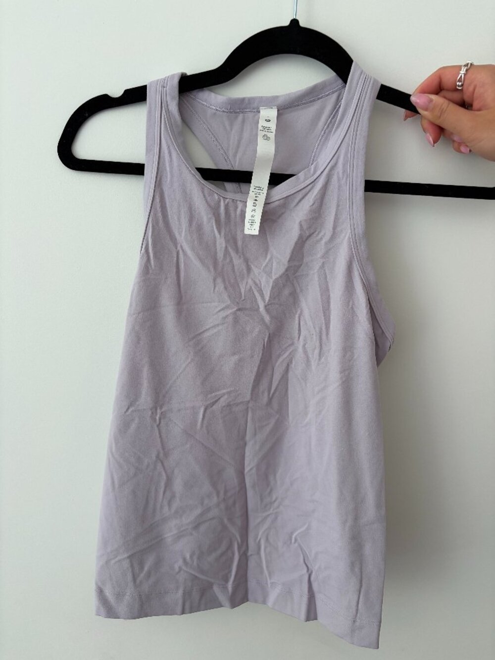 NWOT Lululemon Light Purple lavender tank top